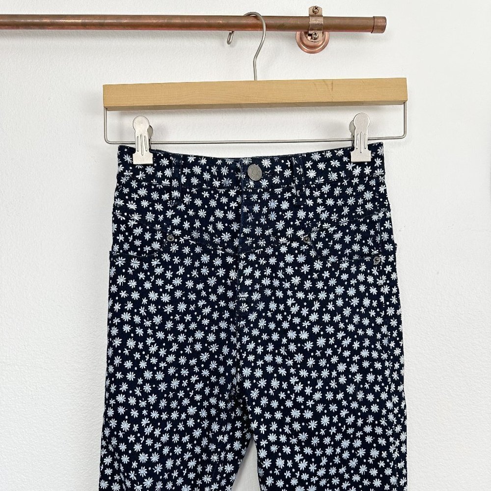 BDG Floral High Rise Seam Jeans Long 25w 33L